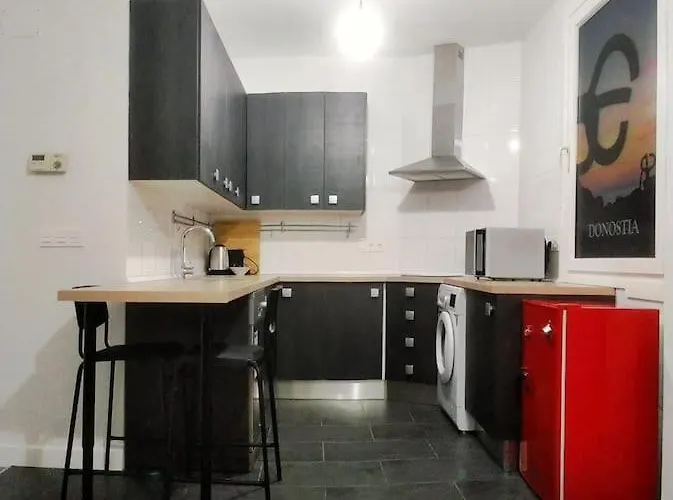 아파트 Coqueto Con Garaje Al Lado De La Playa 산세바스티안